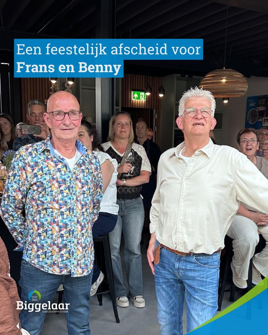 Afscheid van Frans en Benny